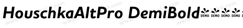 HouschkaAltPro DemiBold字体转换